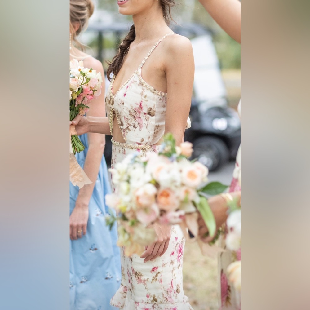 V Chapman Luna Dress in English Rose